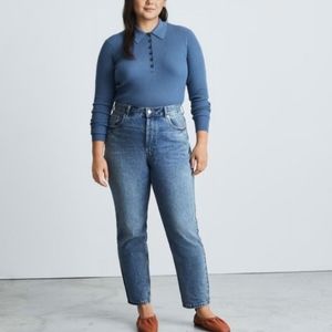 Everlane The Curvy ’90s Cheeky Straight Lean Ankle jeans Size 28